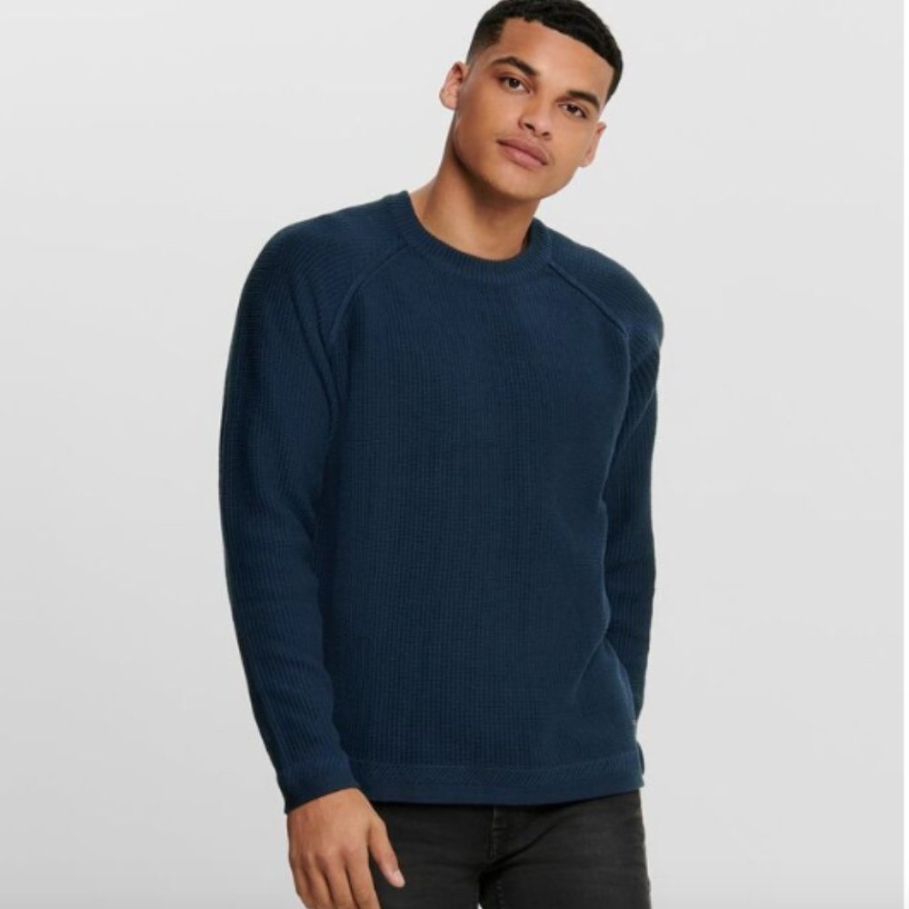 Only & Sons Texture Knitted Pullover